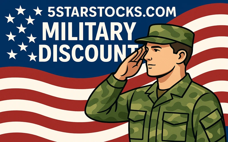 5starsstocks com Military Discount